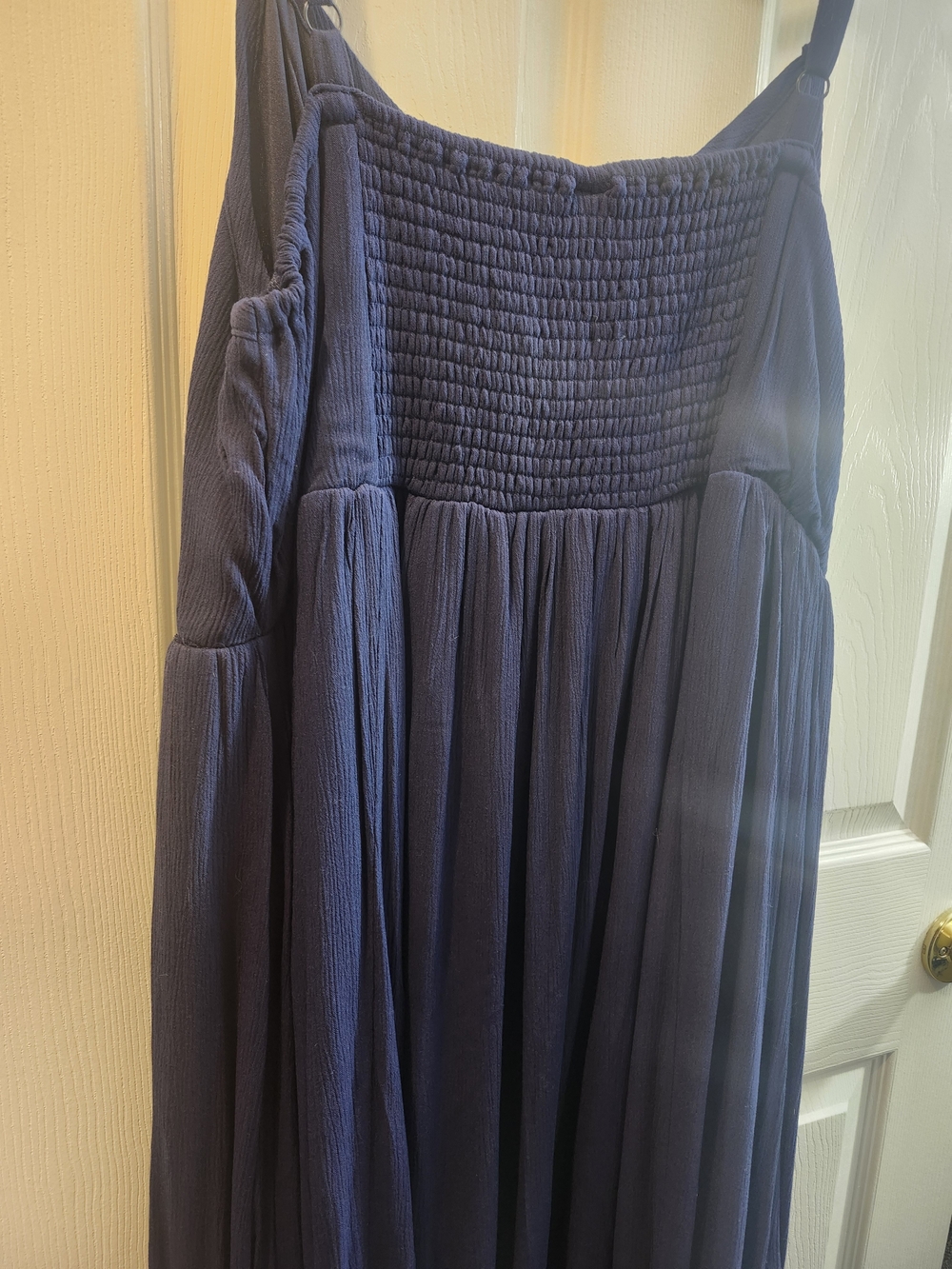 Torrid Navy Embroidered Maxi Dress, Torrid 3 = 3X, NWT - Picture 3 of 4